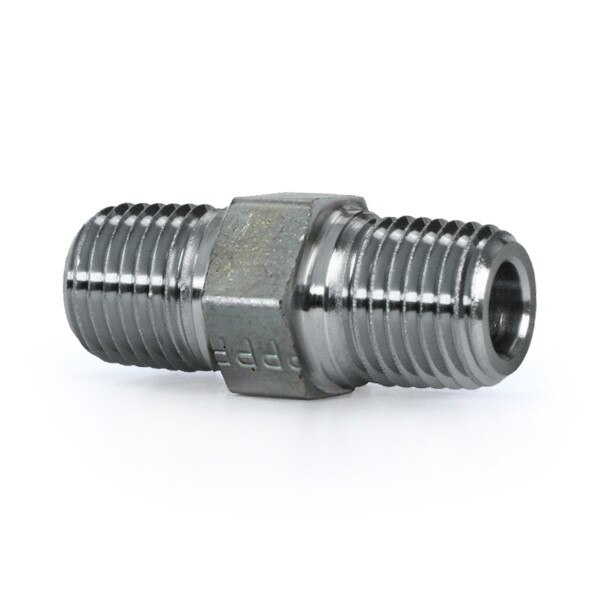 1/4" Male Pipe Nipple Fitting - Parker Hose Pipe Fitting